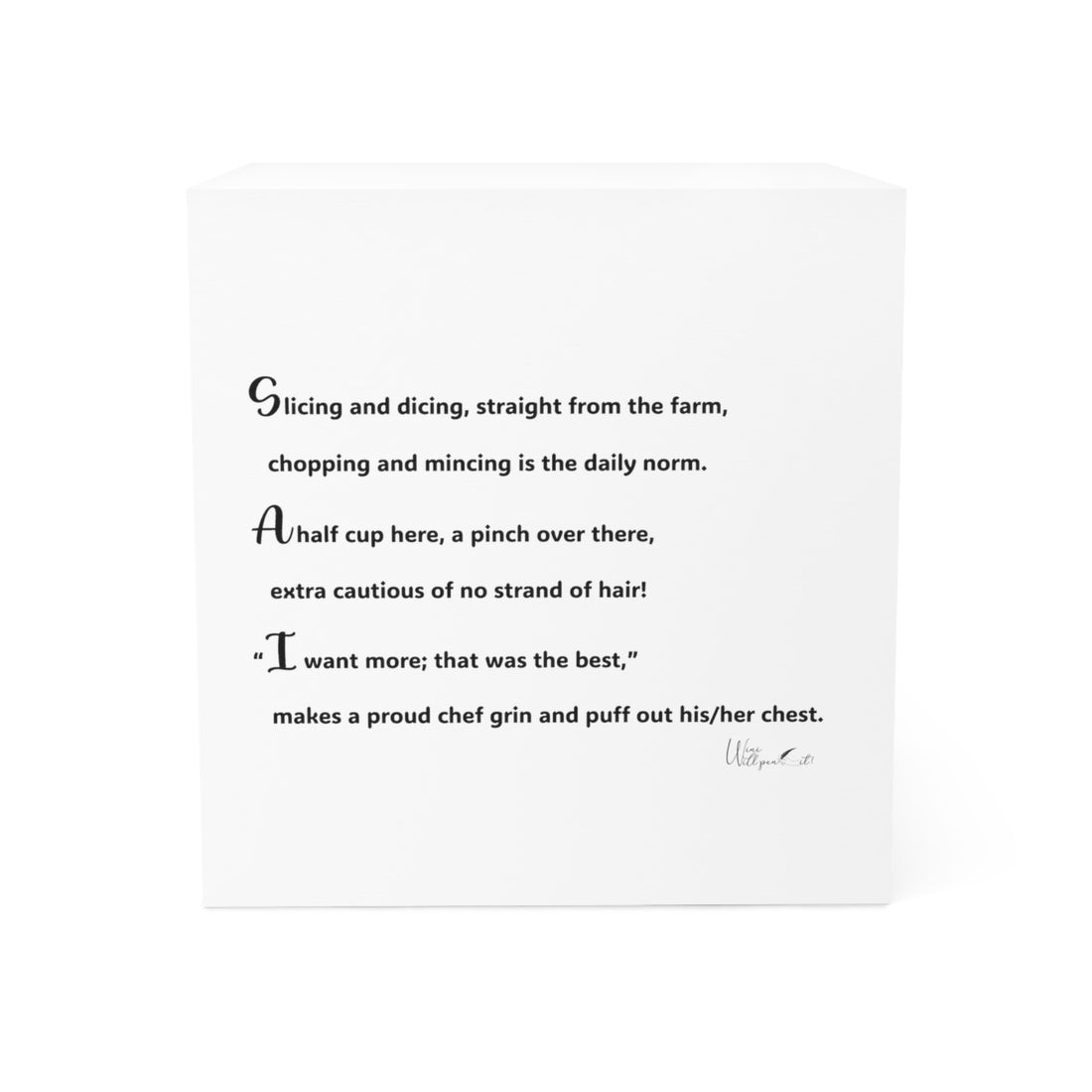 Note Cube