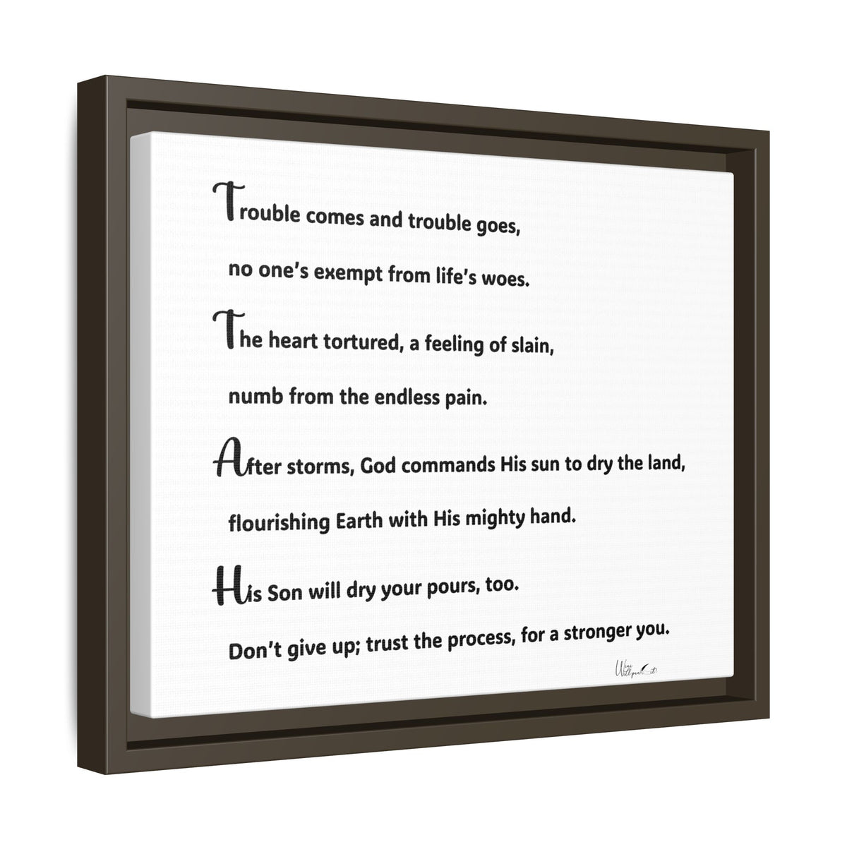 Matte Canvas, Framed (Multi-color)