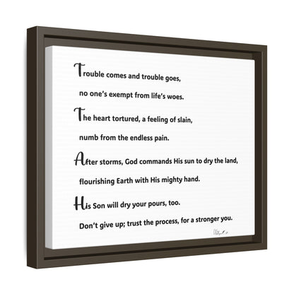 Matte Canvas, Framed (Multi-color)