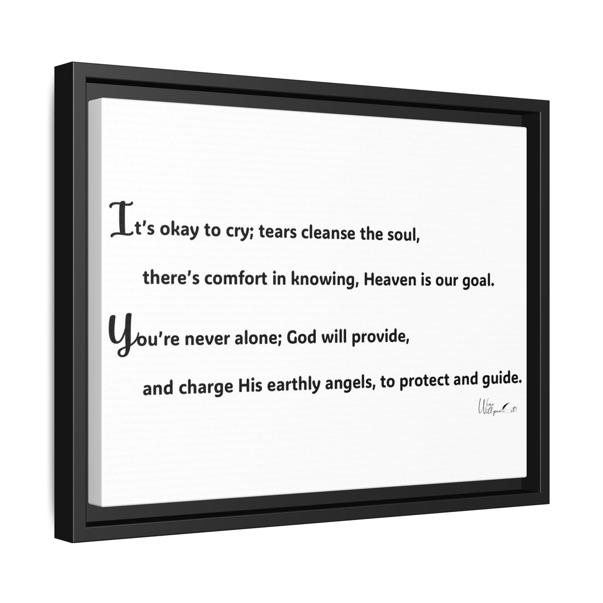 Matte Canvas, Framed (Multi-color)