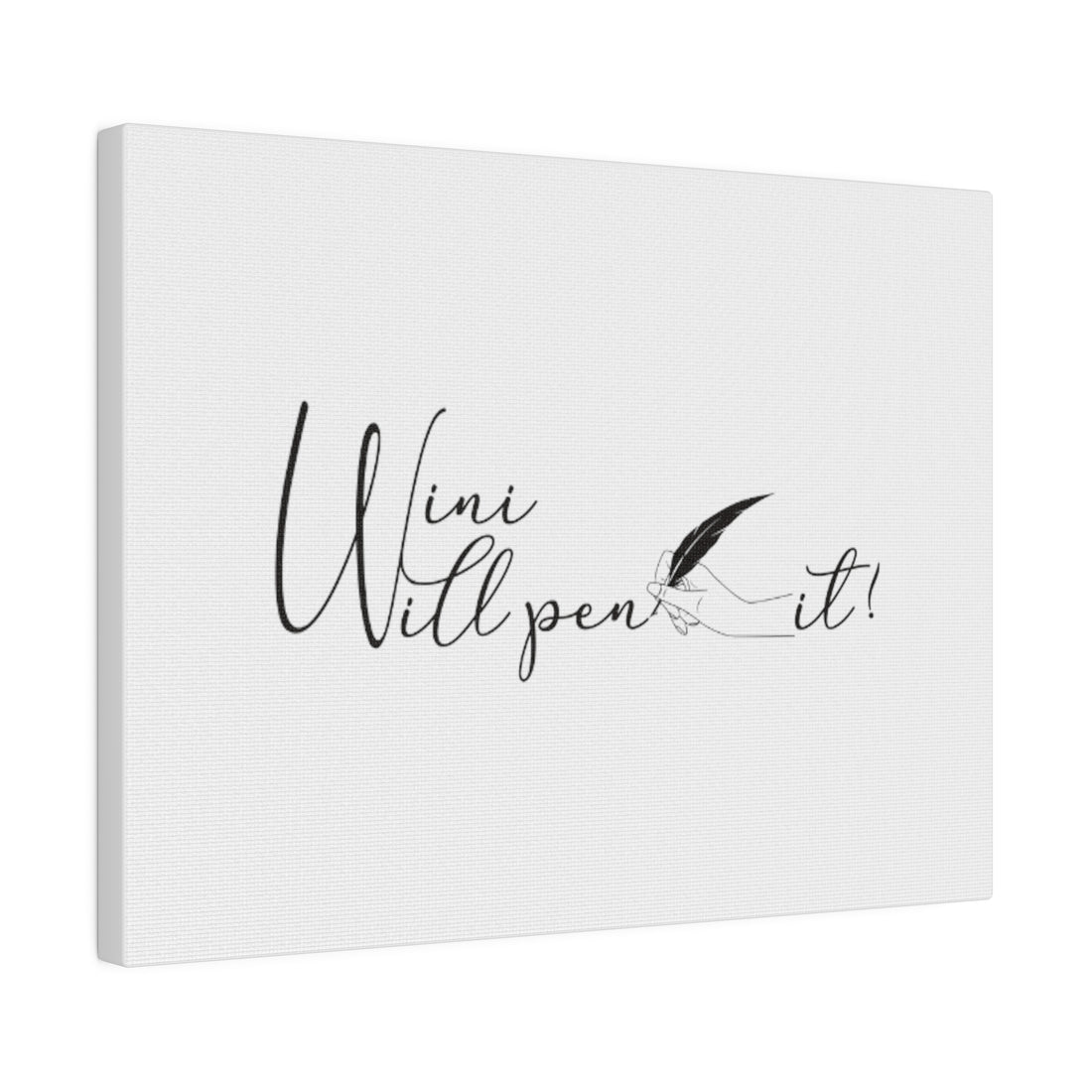 Matte Canvas, Stretched, 0.75&quot;