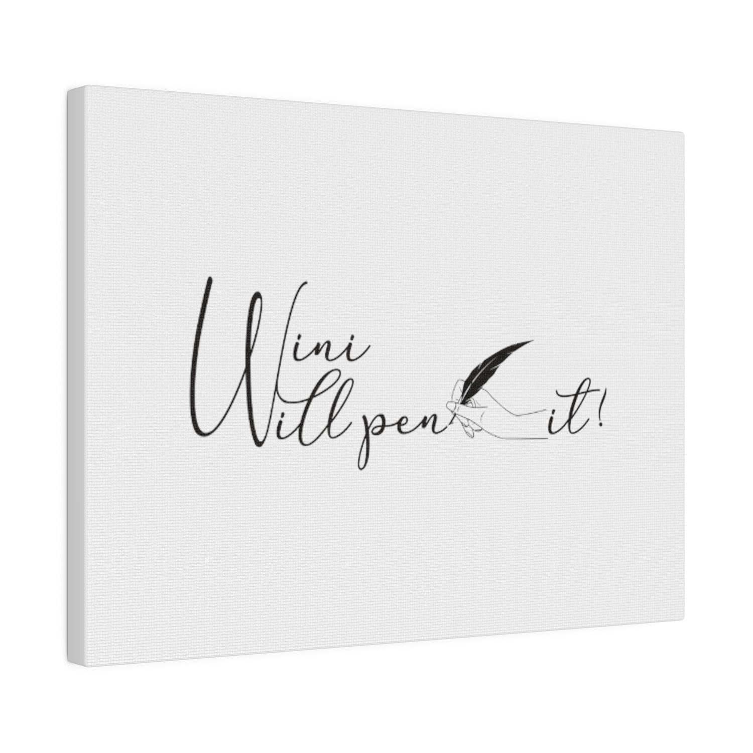 Matte Canvas, Stretched, 0.75&quot;