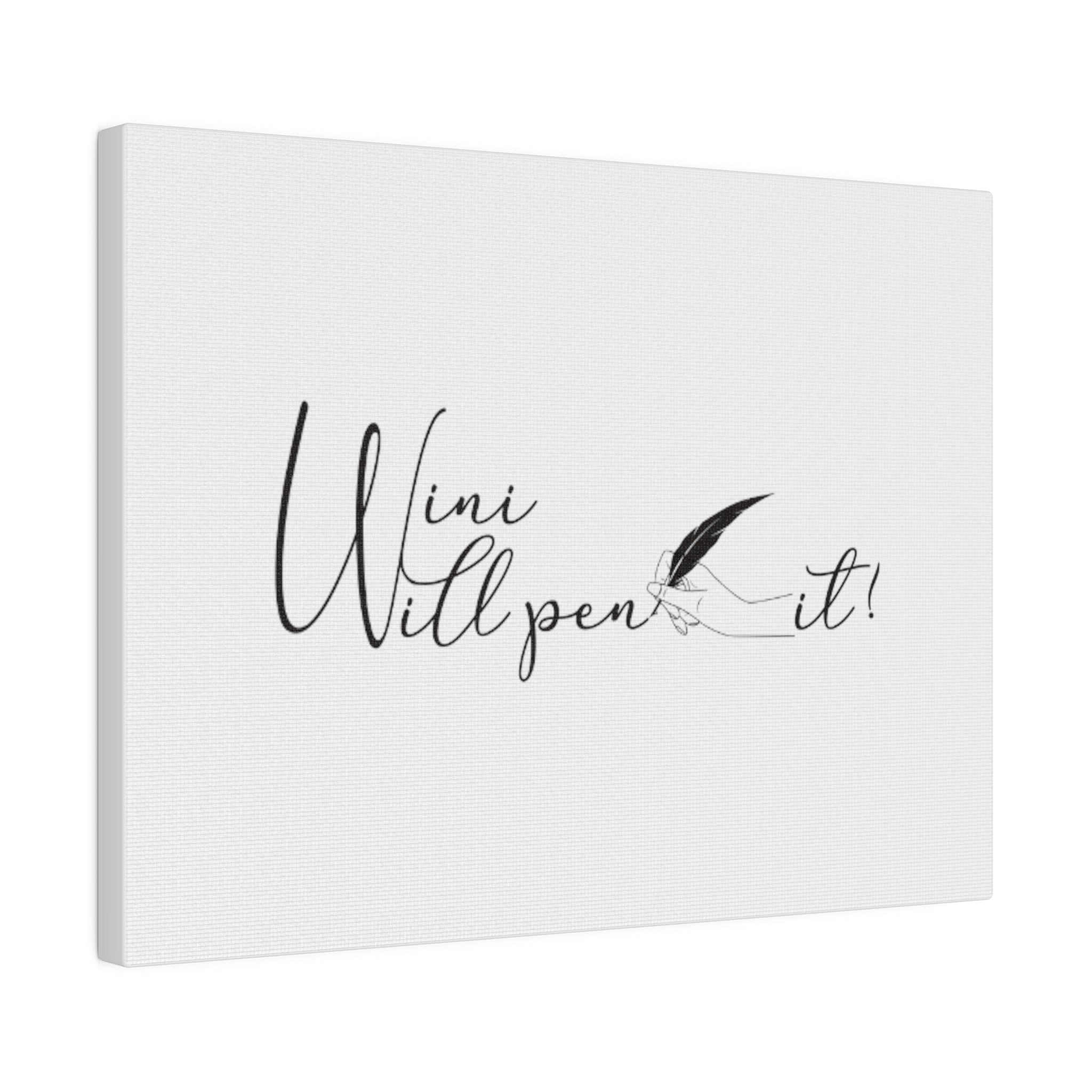 Matte Canvas, Stretched, 0.75&quot;