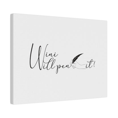 Matte Canvas, Stretched, 0.75&quot;