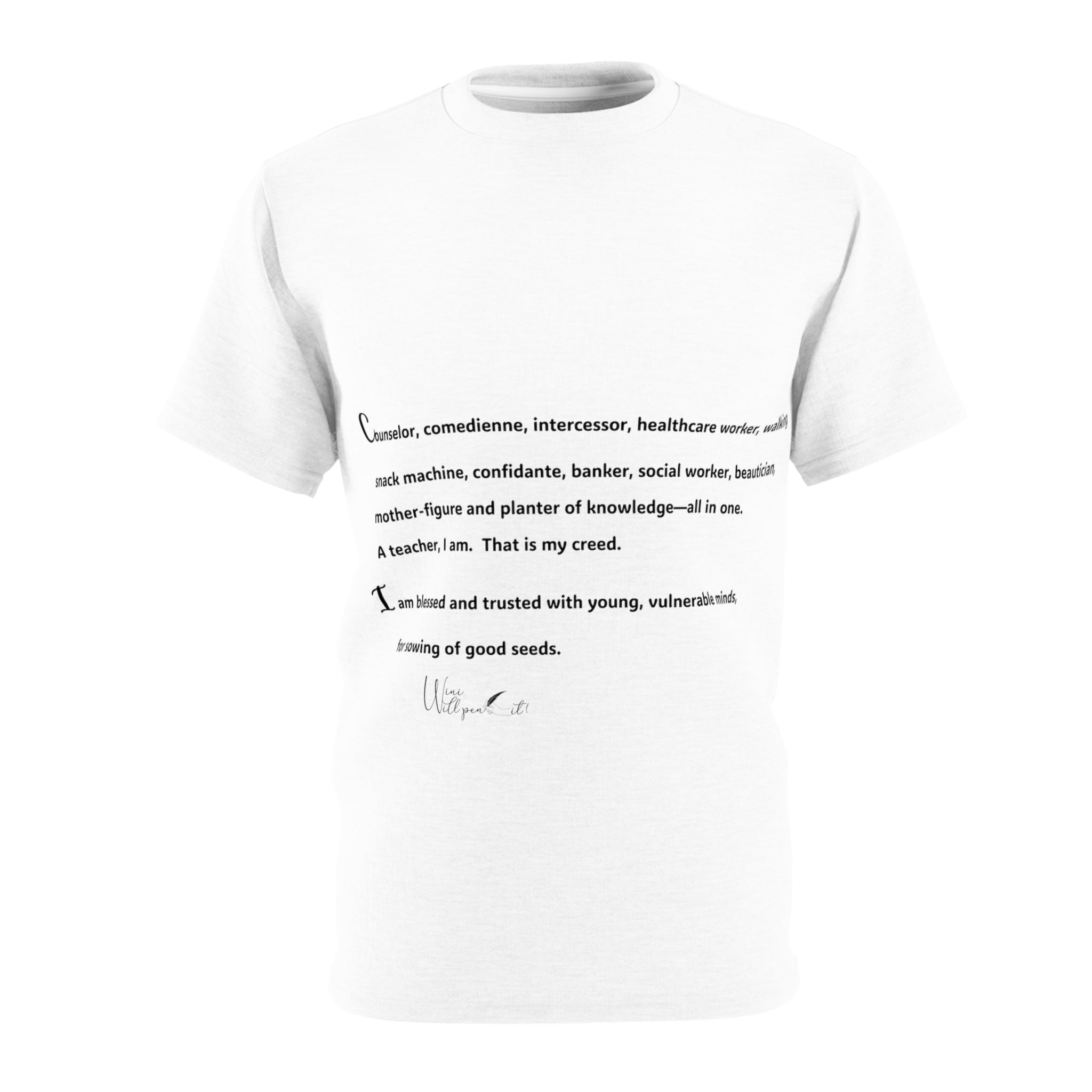 Unisex Cut &amp; Sew Tee (AOP)