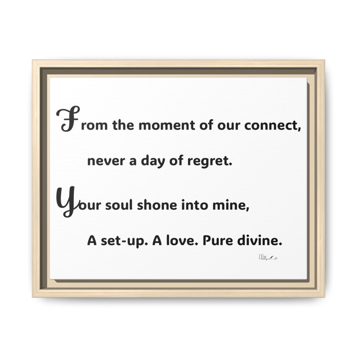 Matte Canvas, Framed (Multi-color)