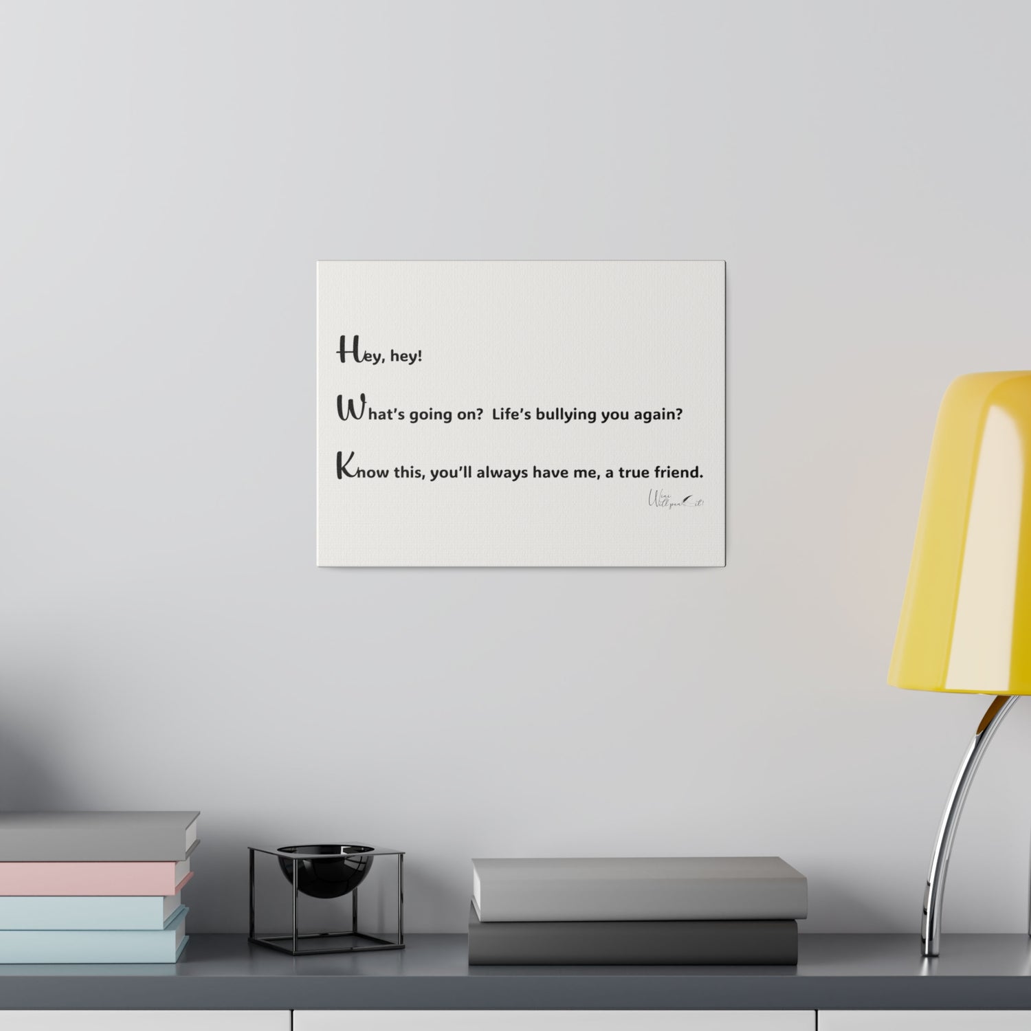 Matte Canvas, Stretched, 0.75&quot;