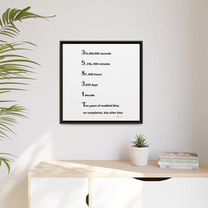 Matte Canvas, Framed (Multi-color)