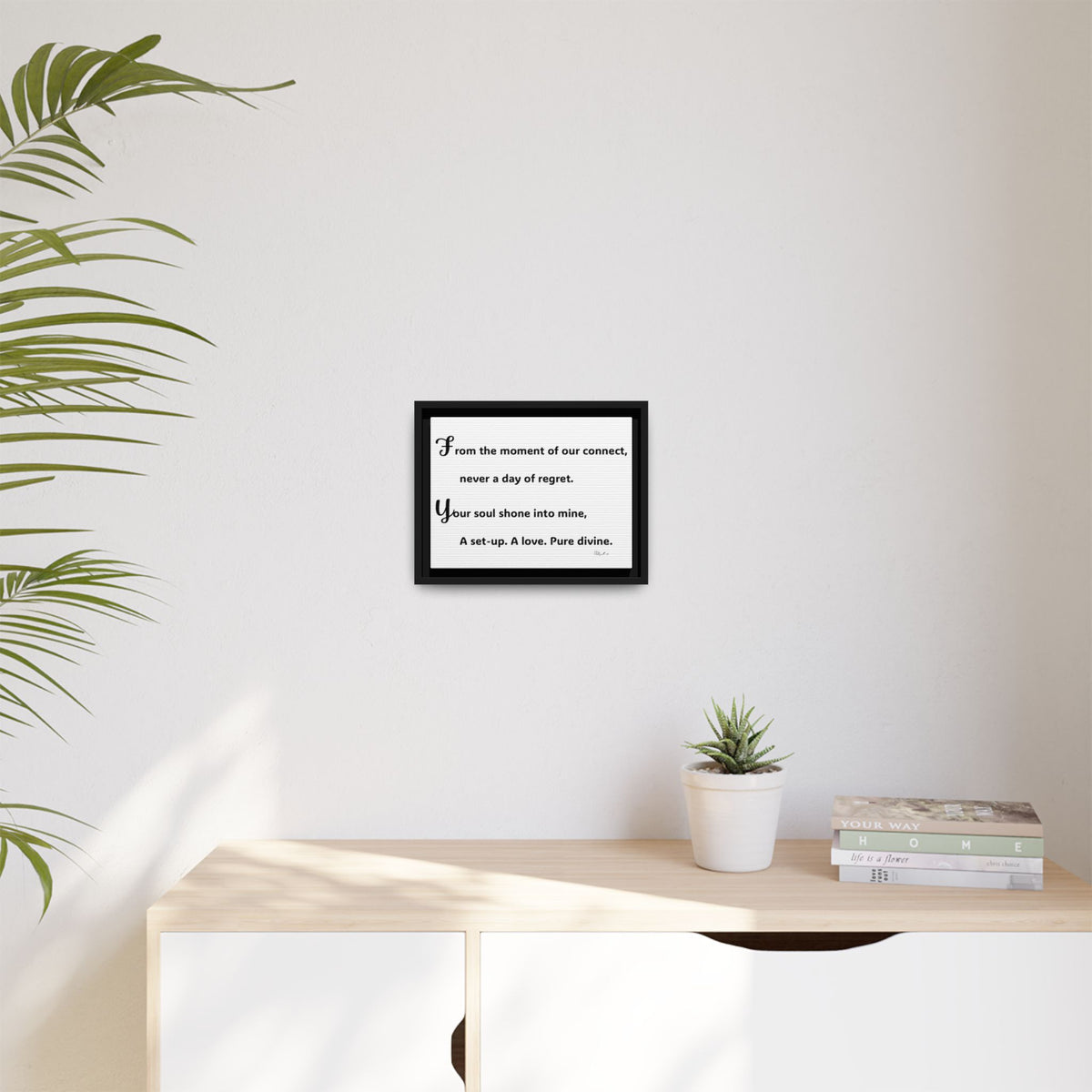 Matte Canvas, Framed (Multi-color)