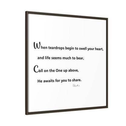 Matte Canvas, Framed (Multi-color)