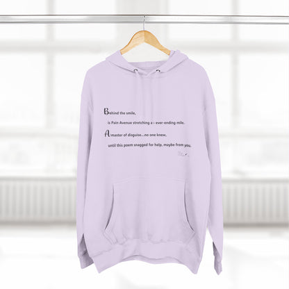 Three-Panel Fleece Hoodie