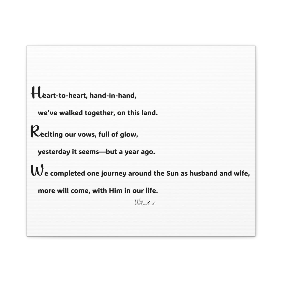Matte Canvas, Stretched, 1.25"