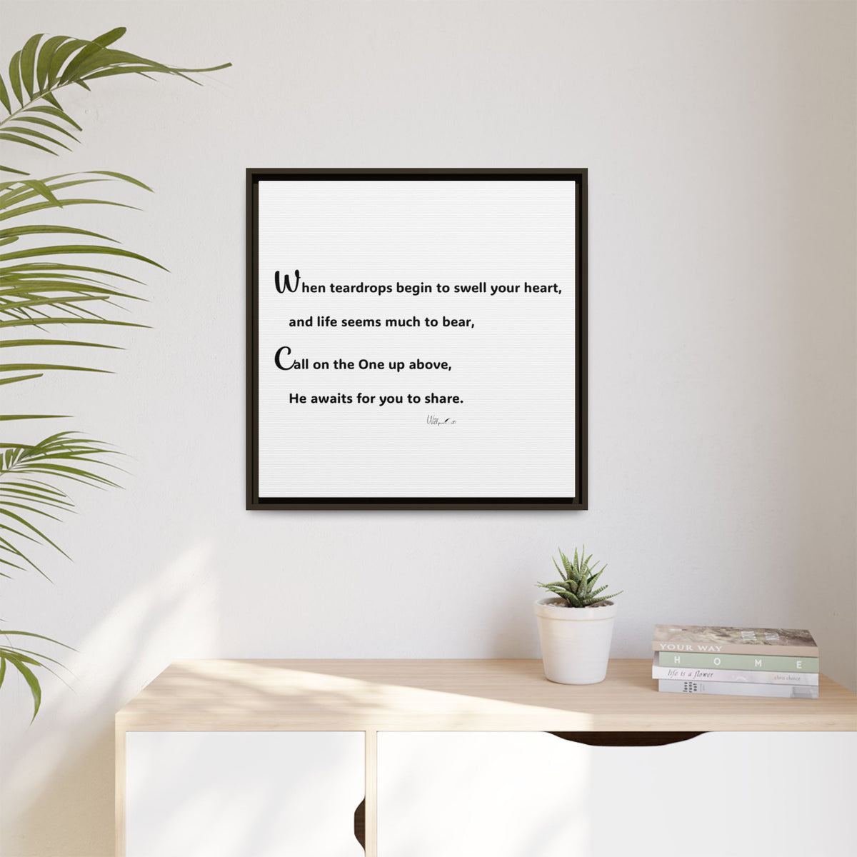 Matte Canvas, Framed (Multi-color)