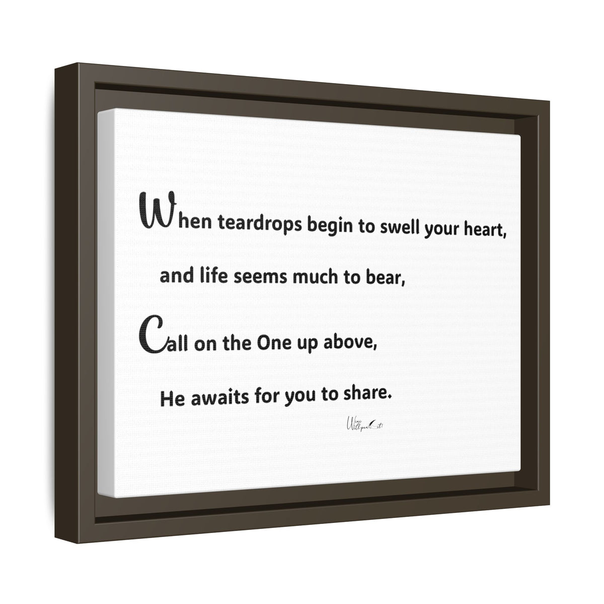 Matte Canvas, Framed (Multi-color)