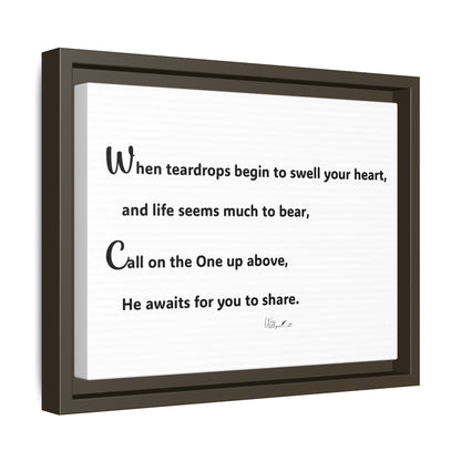 Matte Canvas, Framed (Multi-color)