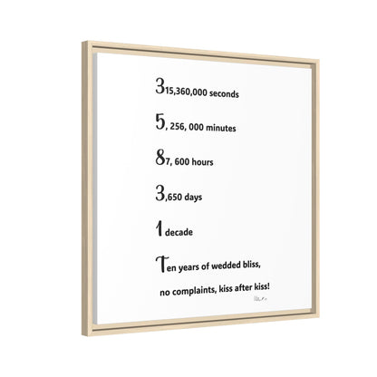 Matte Canvas, Framed (Multi-color)