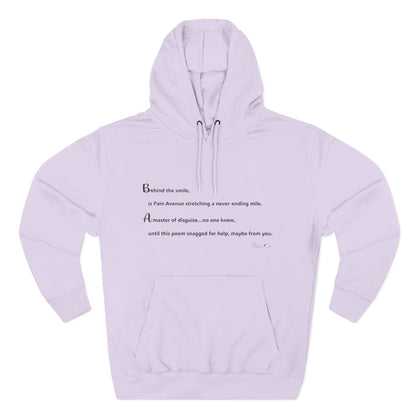 Three-Panel Fleece Hoodie