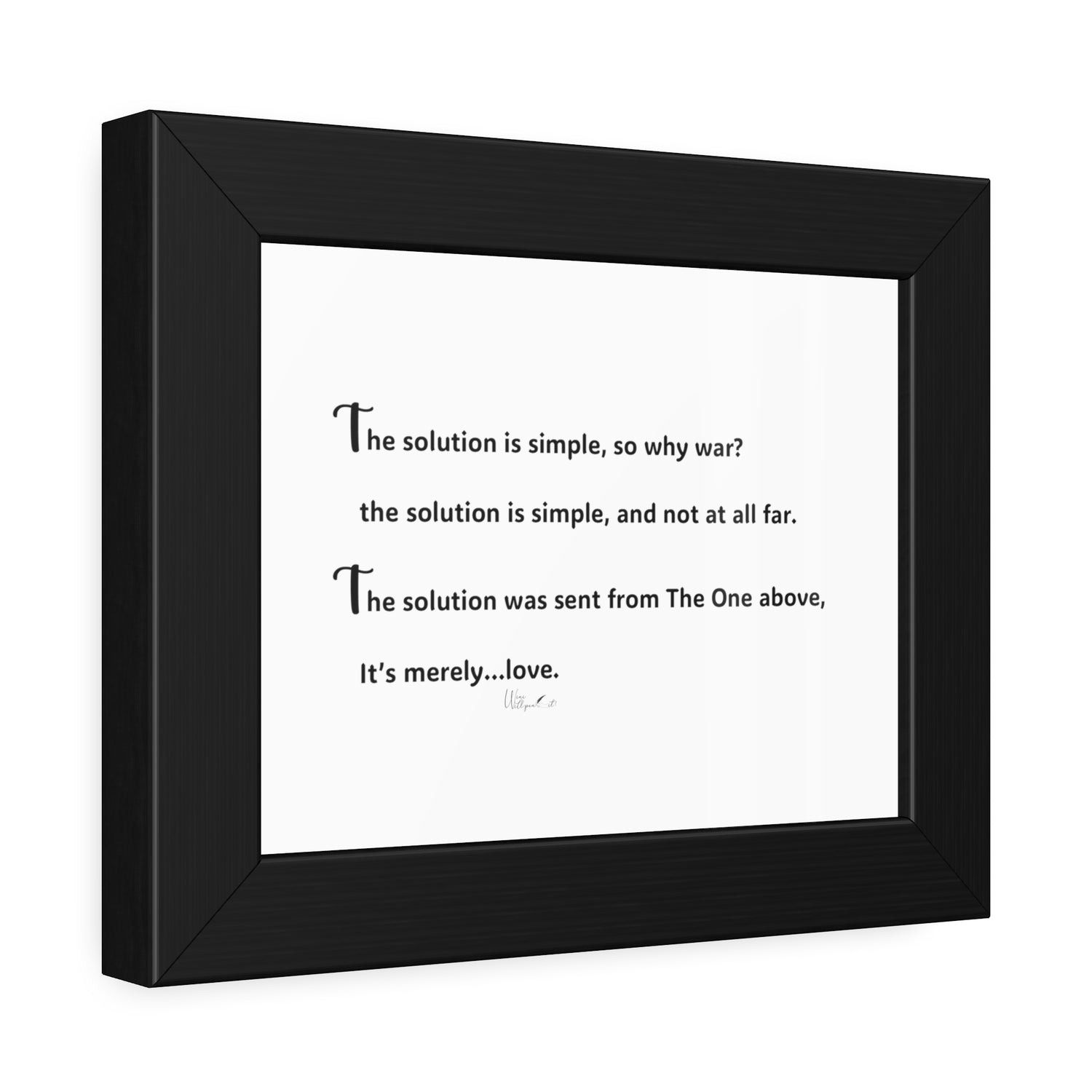 Framed Paper Posters