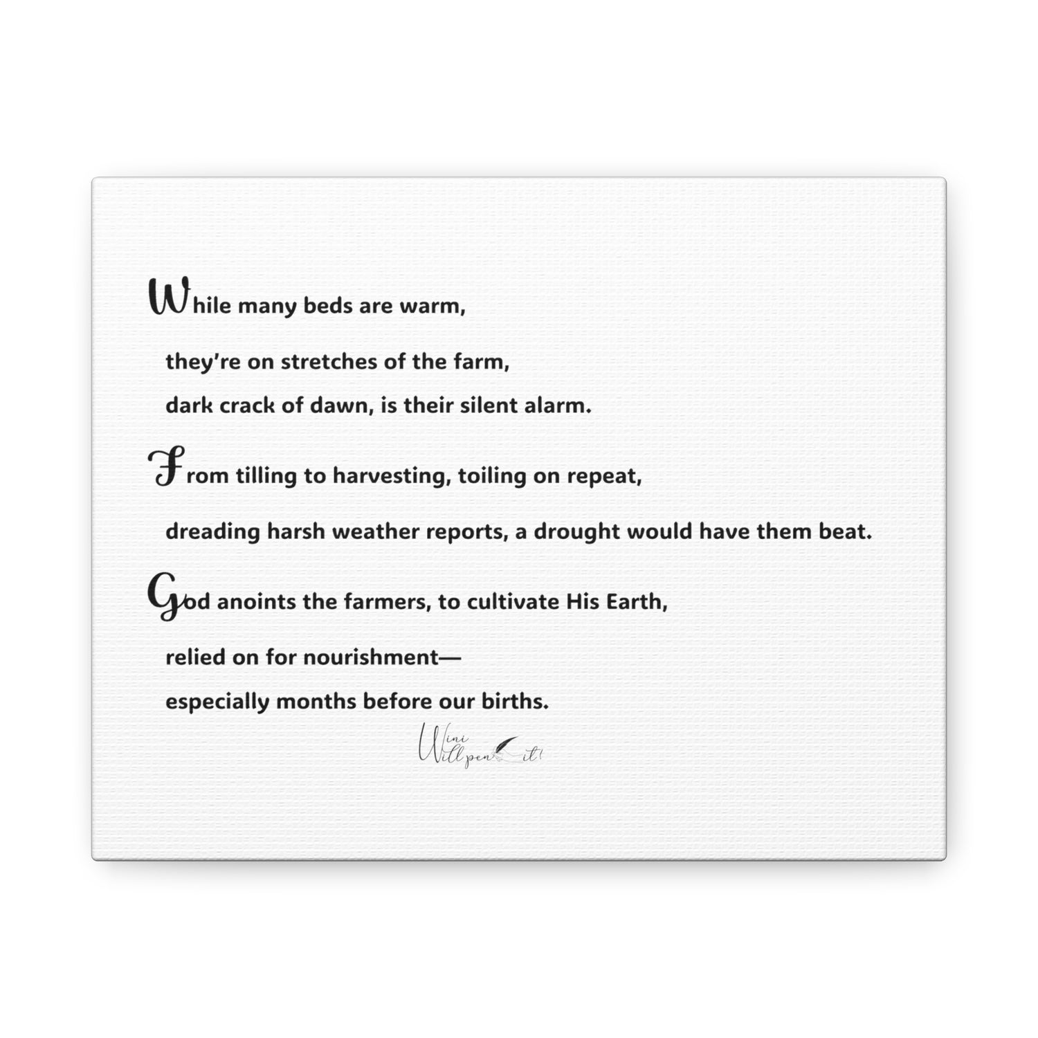 Canvas Gallery Wraps