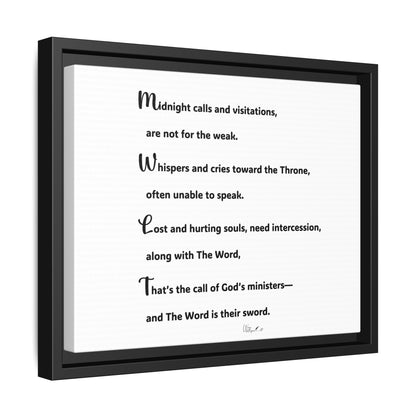 Matte Canvas, Framed (Multi-color)