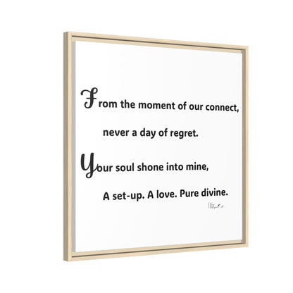Matte Canvas, Framed (Multi-color)