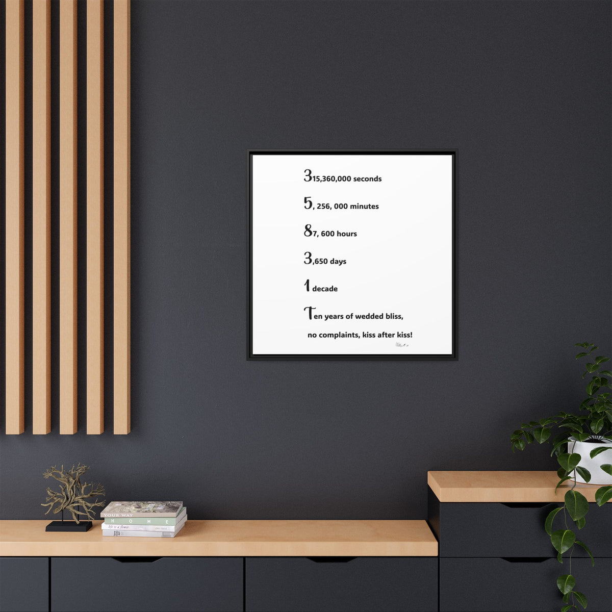 Matte Canvas, Framed (Multi-color)