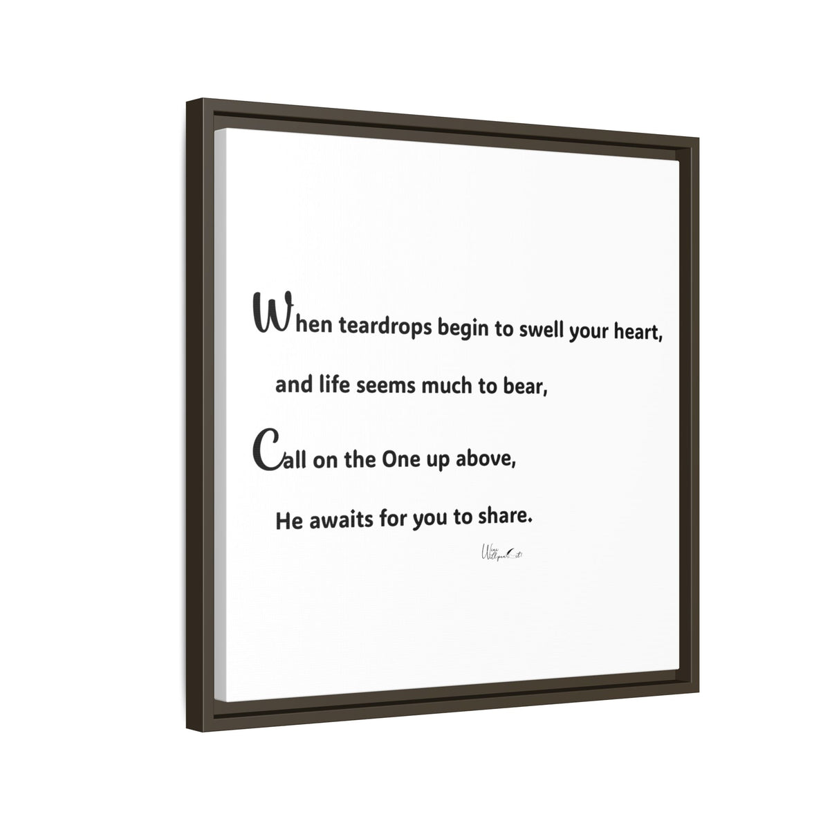 Matte Canvas, Framed (Multi-color)