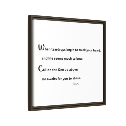 Matte Canvas, Framed (Multi-color)