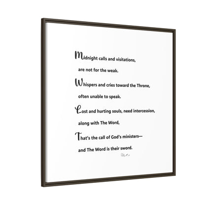 Matte Canvas, Framed (Multi-color)
