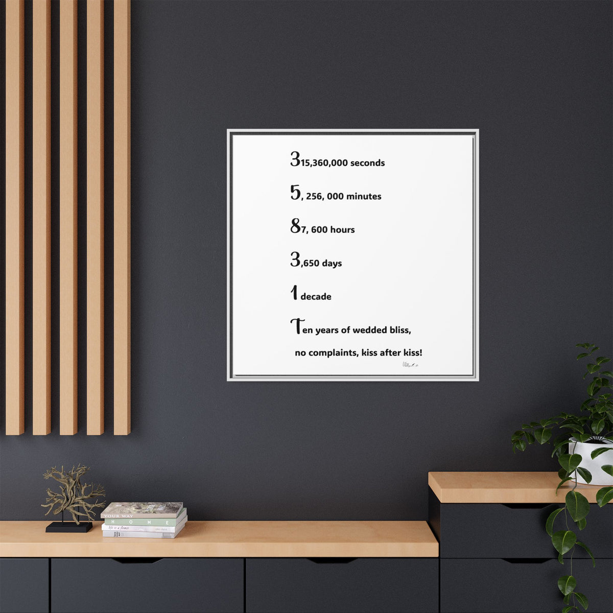 Matte Canvas, Framed (Multi-color)