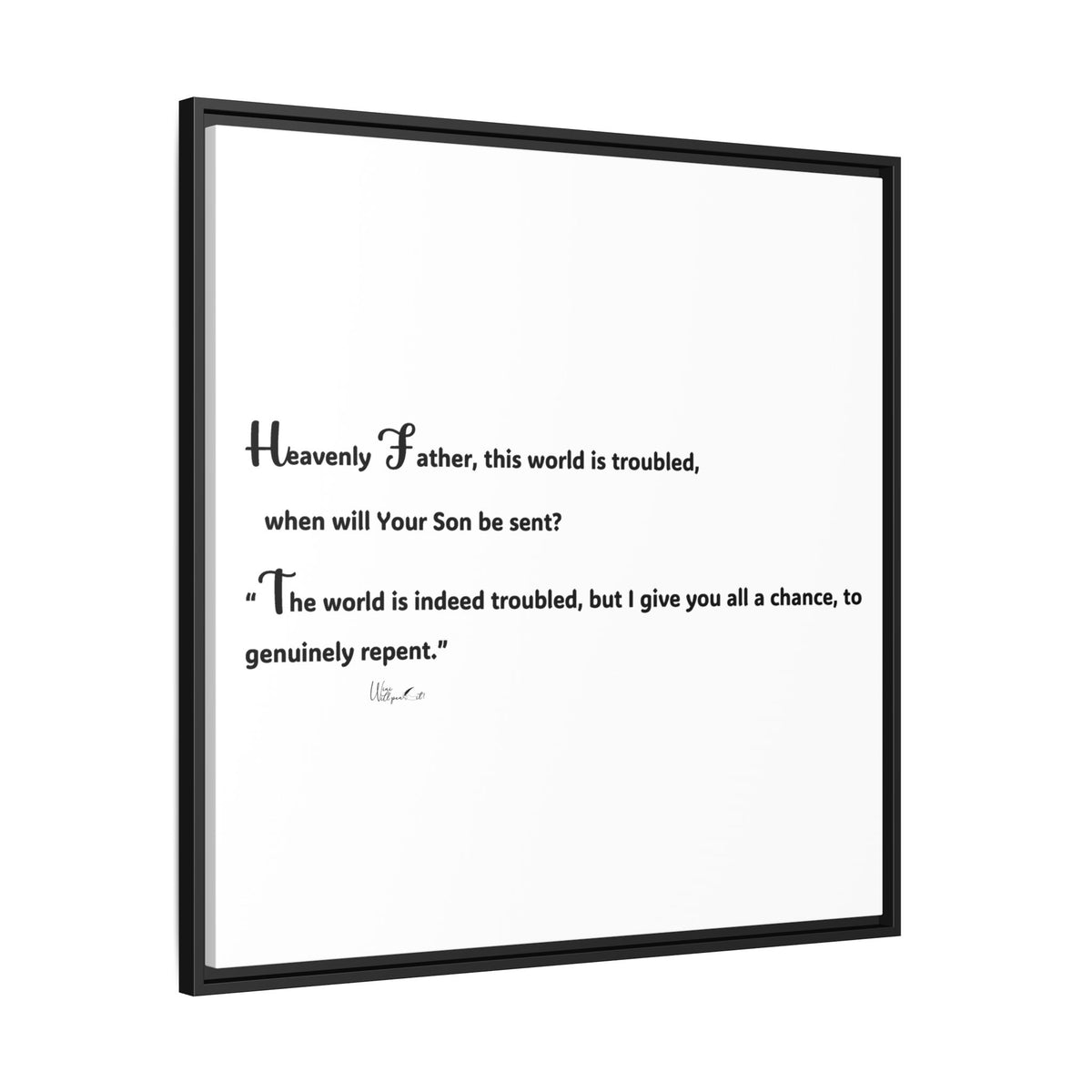 Matte Canvas, Framed (Multi-color)
