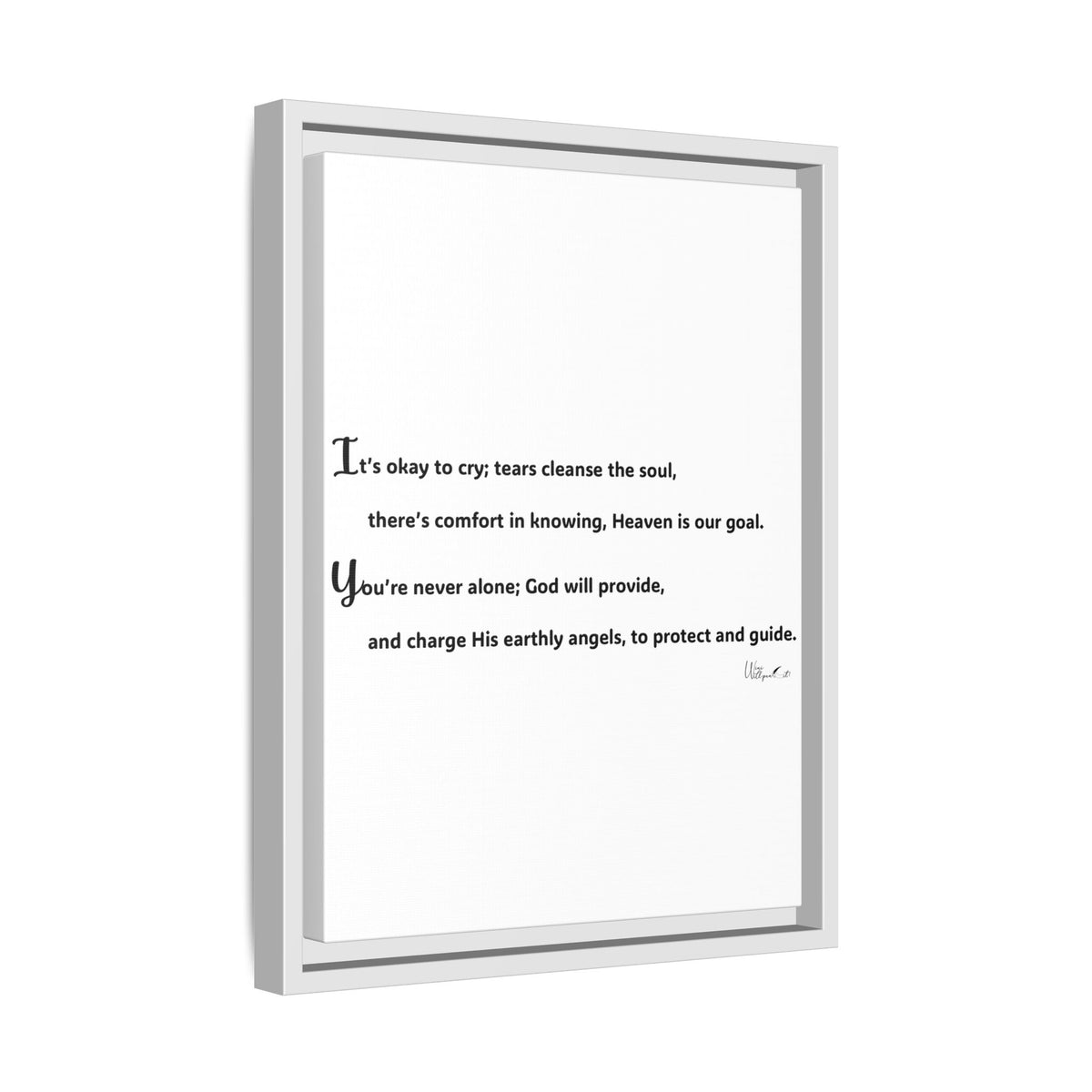 Matte Canvas, Framed (Multi-color)