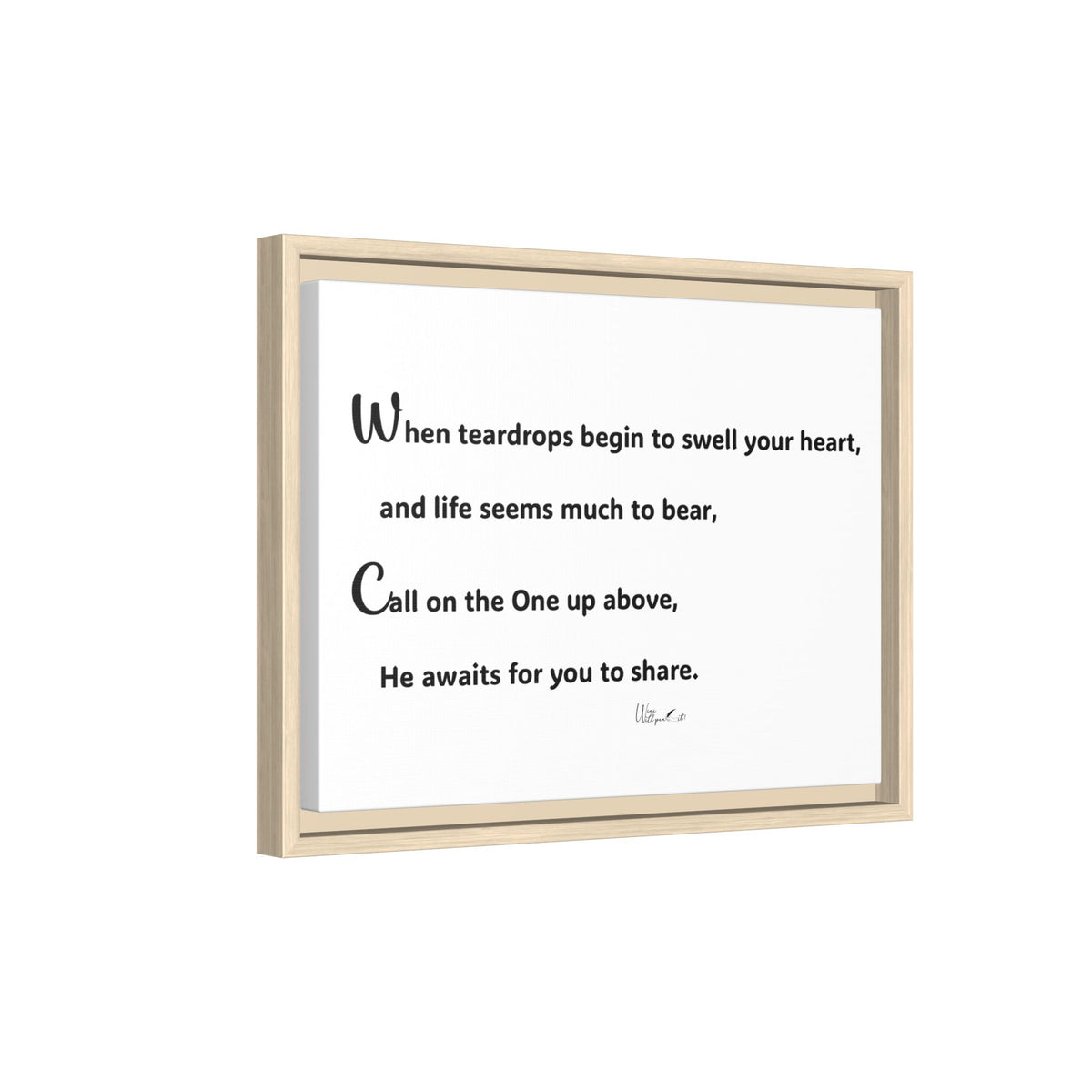 Matte Canvas, Framed (Multi-color)