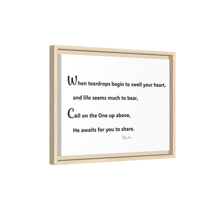 Matte Canvas, Framed (Multi-color)