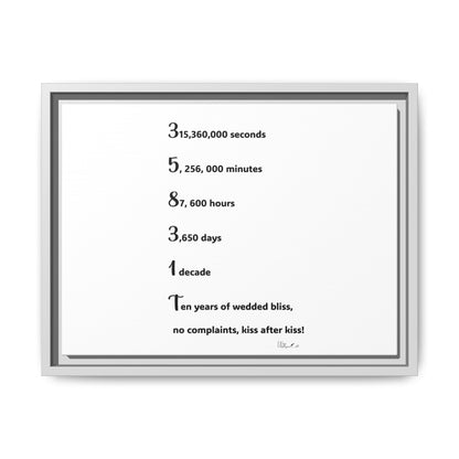 Matte Canvas, Framed (Multi-color)