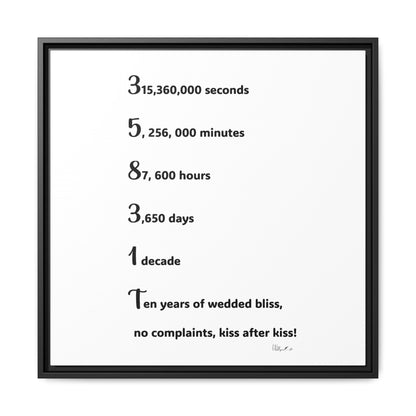 Matte Canvas, Framed (Multi-color)