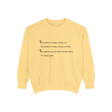 Unisex Garment-Dyed Sweatshirt