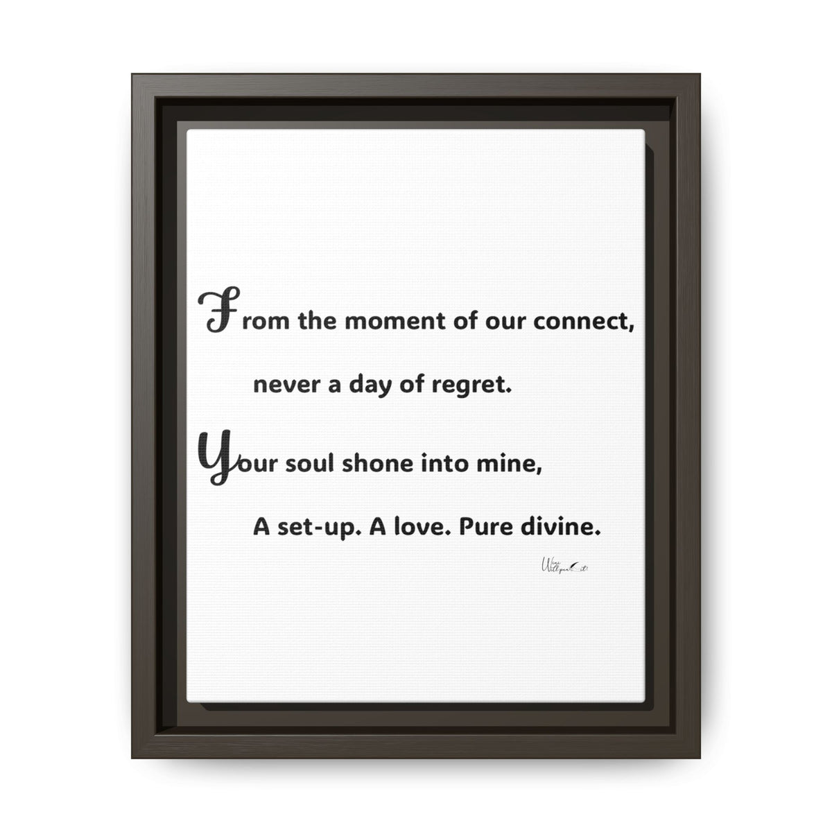 Matte Canvas, Framed (Multi-color)