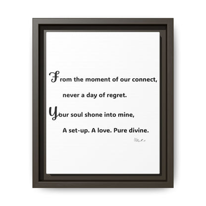 Matte Canvas, Framed (Multi-color)