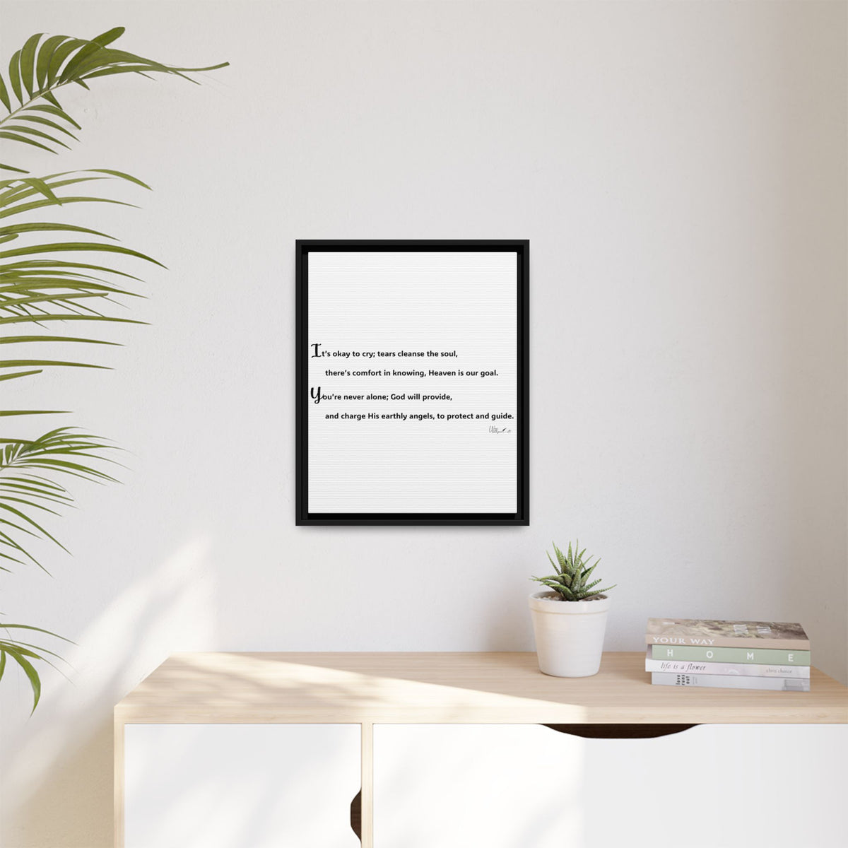 Matte Canvas, Framed (Multi-color)