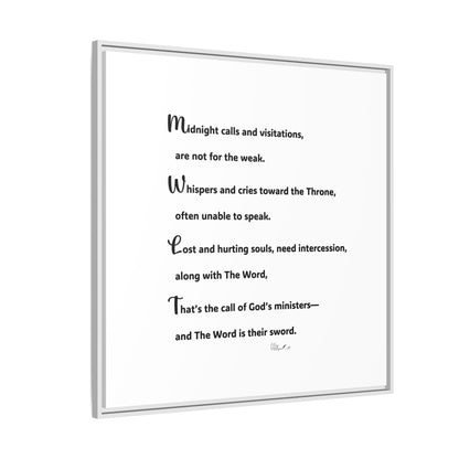 Matte Canvas, Framed (Multi-color)