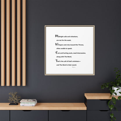 Matte Canvas, Framed (Multi-color)