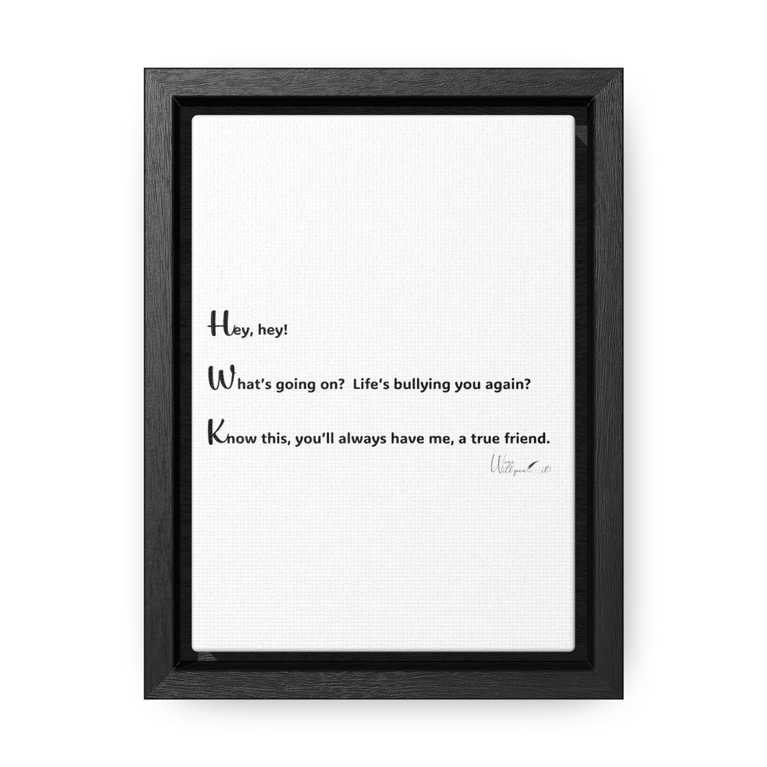 Gallery Canvas Wraps, Vertical Frame