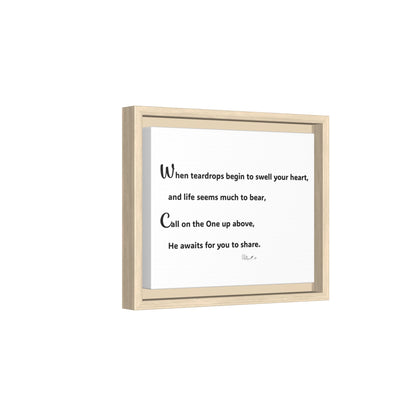 Matte Canvas, Framed (Multi-color)