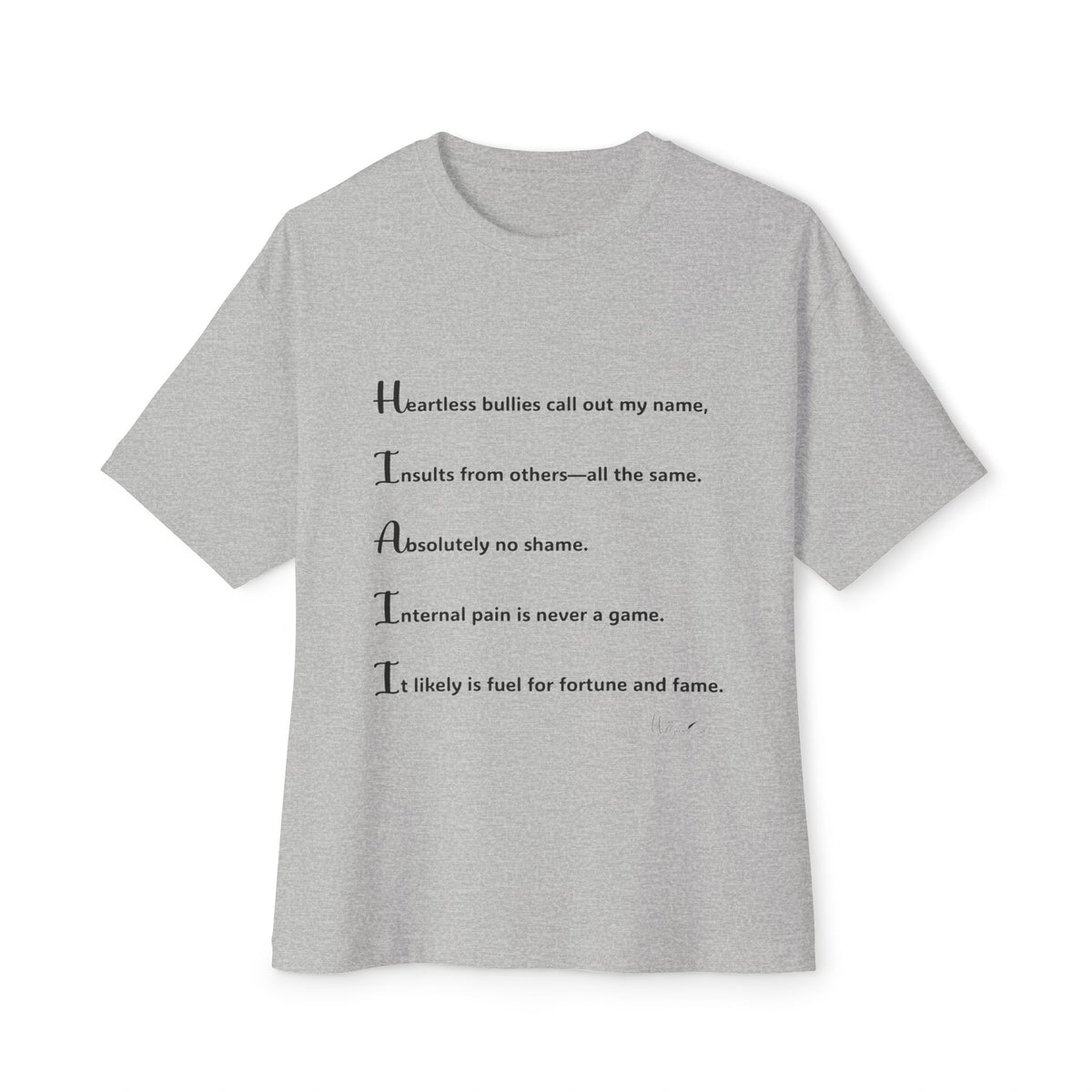 Unisex Oversized Boxy Tee
