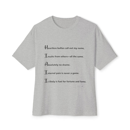 Unisex Oversized Boxy Tee
