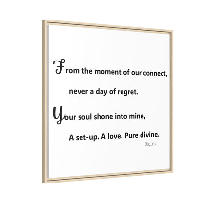 Matte Canvas, Framed (Multi-color)