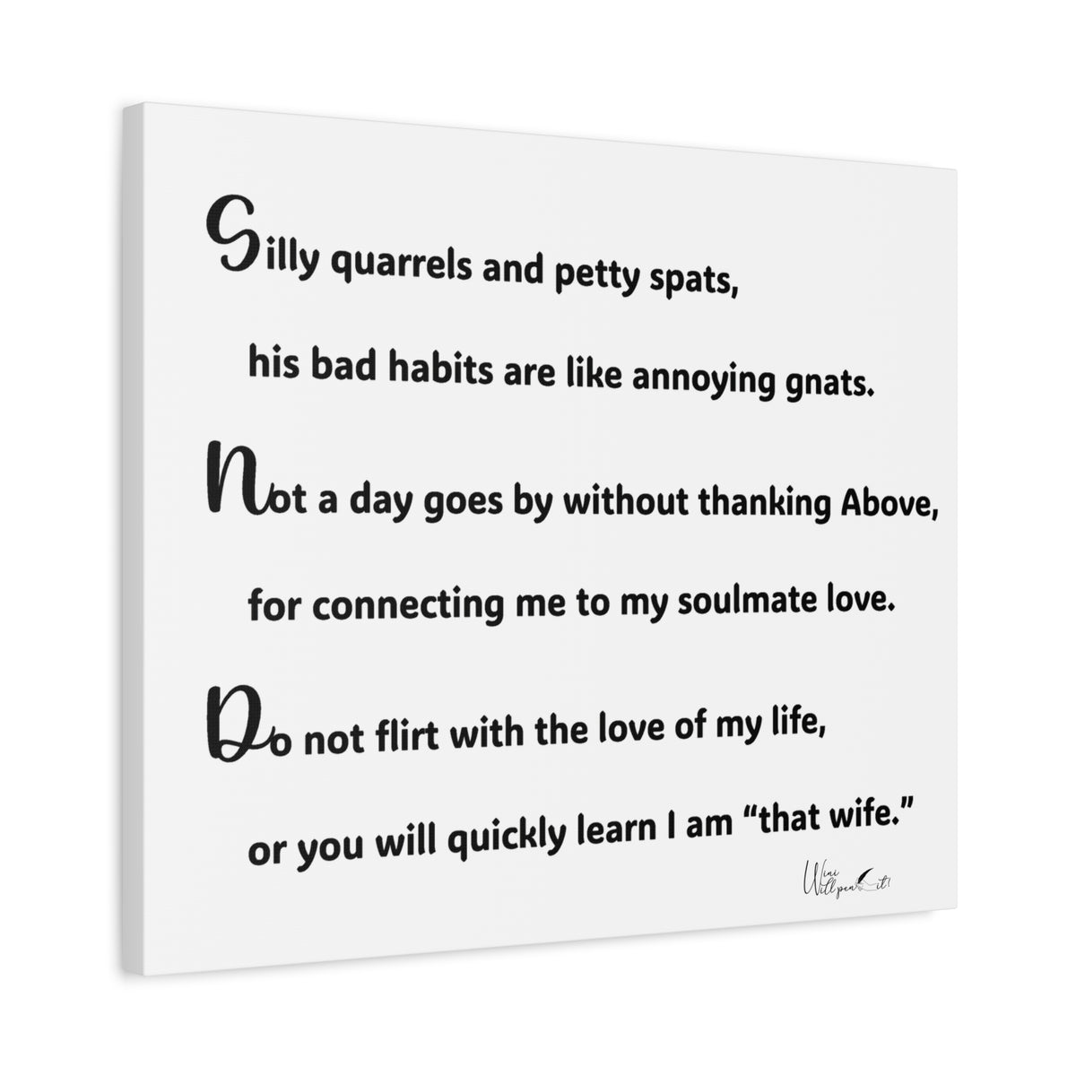 Matte Canvas, Stretched, 1.25"