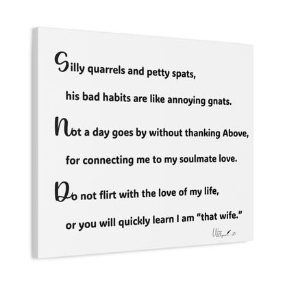 Matte Canvas, Stretched, 1.25"