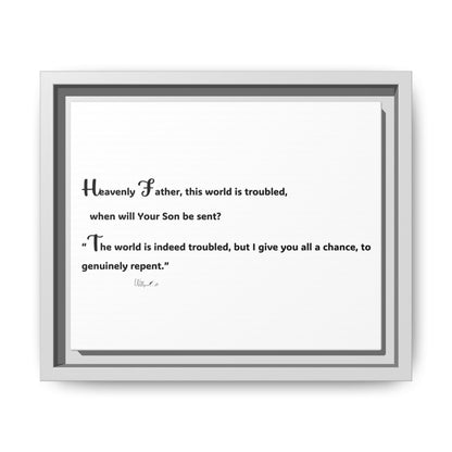 Matte Canvas, Framed (Multi-color)
